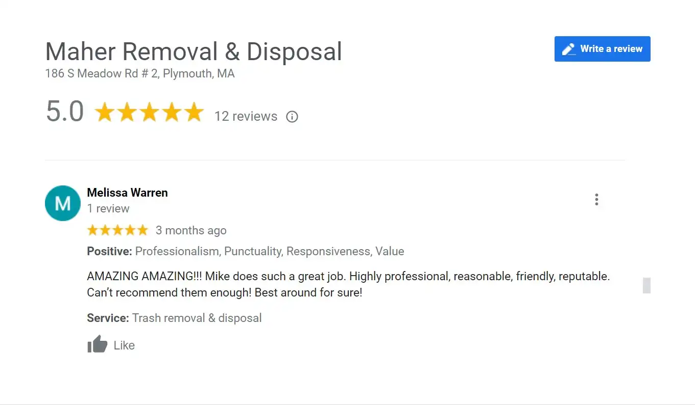 Maher Removal & Disposal offers residential and commercial Trash Pickup & Junk Removal services in Truro, MA